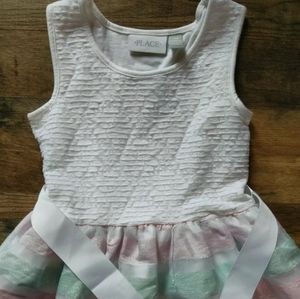 The Children's Place Whit Dress Girls Size: 5/6